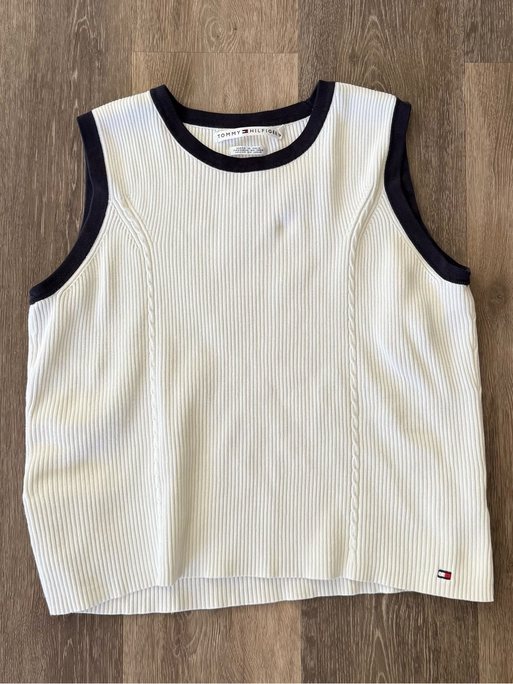 🤍 Tommy Hilfiger Ribbed Sweater Vest | Women’s Size XL